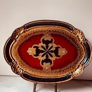 Italian Hand made hand painted Florence tray
